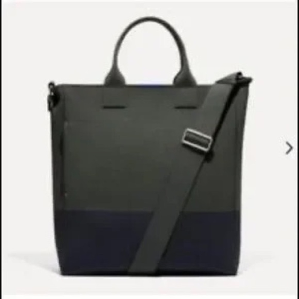 Rothy's The Carryall Work/Laptop/Travel Tote Bag in Forest Black
